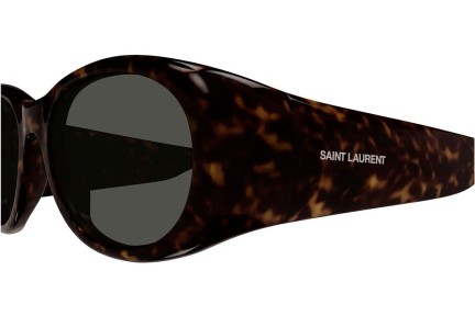 Ochelari de soare Saint Laurent SL736 002 Ovali Havana