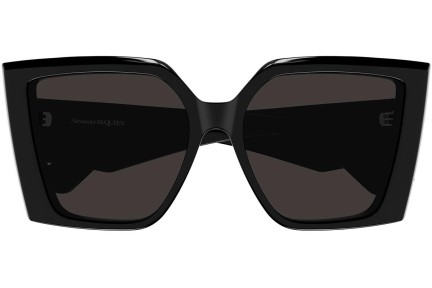 Ochelari de soare Alexander McQueen AM0467S 001 Pătrați Negri