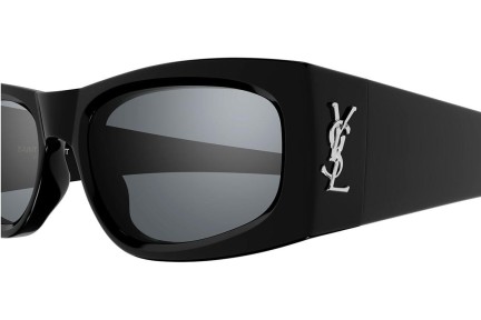 Ochelari de soare Saint Laurent SLM140 002 Ovali Negri