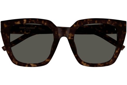 Ochelari de soare Saint Laurent SLM143 002 Pătrați Havana