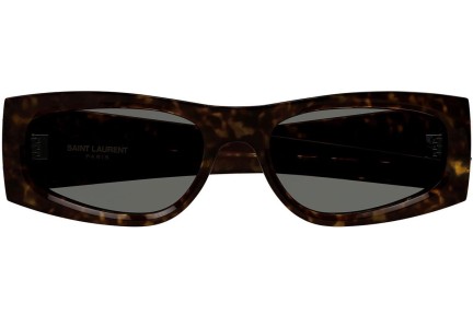 Ochelari de soare Saint Laurent SLM140 003 Ovali Havana