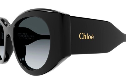 Ochelari de soare Chloe CH0251S 001 Rotunzi Negri