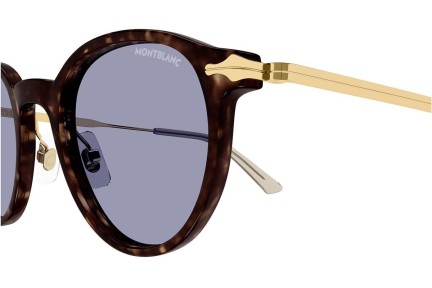 Ochelari de soare Mont Blanc MB0362S 002 Rotunzi Havana