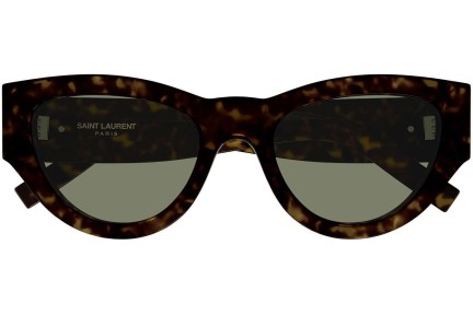 Ochelari de soare Saint Laurent SLM94 008 Cat Eye Havana