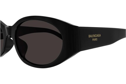 Ochelari de soare Balenciaga BB0369SK 001 Ovali Negri