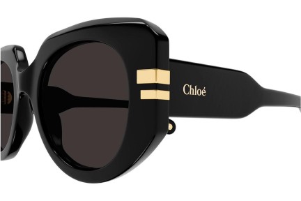 Ochelari de soare Chloe CH0257S 001 Rotunzi Negri