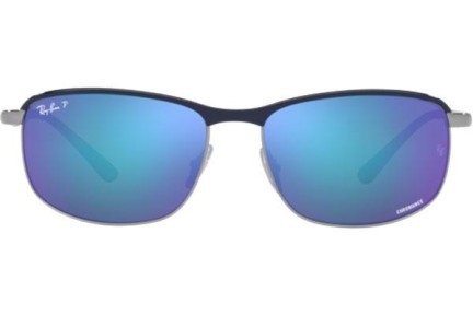 Ochelari de soare Ray-Ban Chromance Collection RB3671CH 92044L Polarized Dreptunghiulari Albaștri