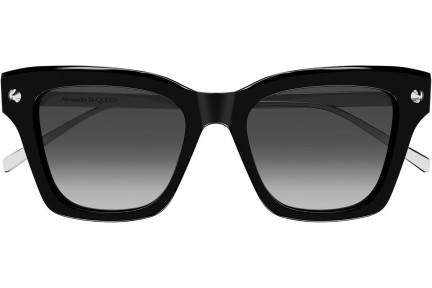 Ochelari de soare Alexander McQueen AM0483S 001 Pătrați Negri