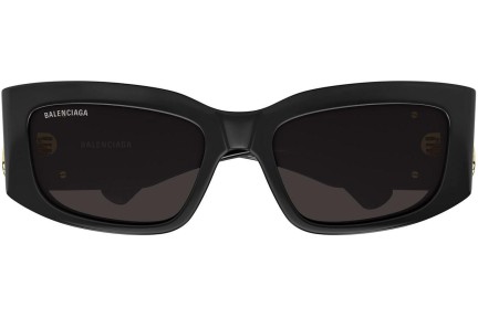 Ochelari de soare Balenciaga BB0360S 005 Dreptunghiulari Negri