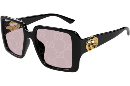 Ochelari de soare Gucci GG1692S 006 Pătrați Negri