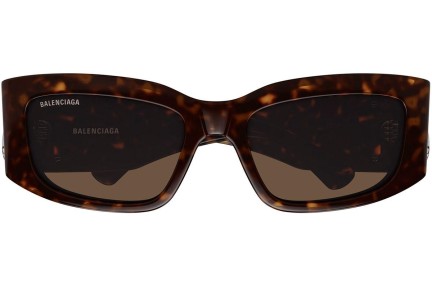 Ochelari de soare Balenciaga BB0360S 002 Dreptunghiulari Havana