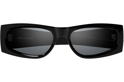 Ochelari de soare Saint Laurent SLM140 002 Ovali Negri