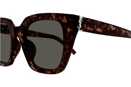 Ochelari de soare Saint Laurent SLM143 002 Pătrați Havana