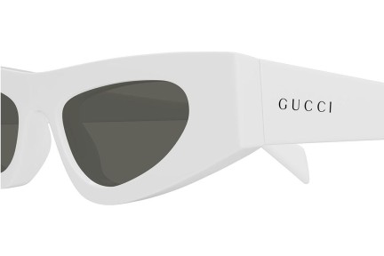 Ochelari de soare Gucci GG1779S 002 Cat Eye Albi