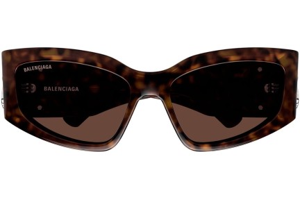 Ochelari de soare Balenciaga BB0321S 008 Dreptunghiulari Havana