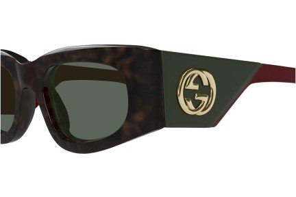 Ochelari de soare Gucci GG1664S 002 Pătrați Havana