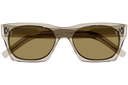 Ochelari de soare Saint Laurent SL402 018 Pătrați Bej