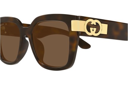 Ochelari de soare Gucci GG1690SK 002 Pătrați Havana