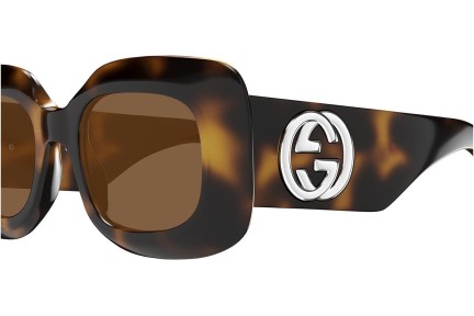 Ochelari de soare Gucci GG1695S 002 Pătrați Havana