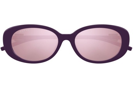 Ochelari de soare Gucci GG1684SA 005 Ovali Violeți