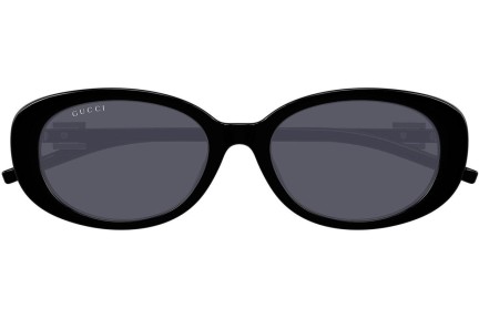 Ochelari de soare Gucci GG1684SA 001 Ovali Negri