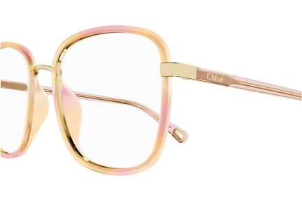 Ochelari Chloe CH0034O 015 Pătrați Roz