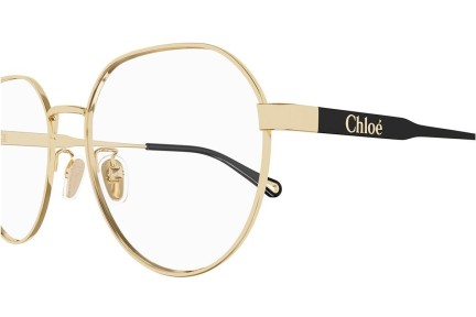 Ochelari Chloe CH0275OA 001 Rotunzi Aurii