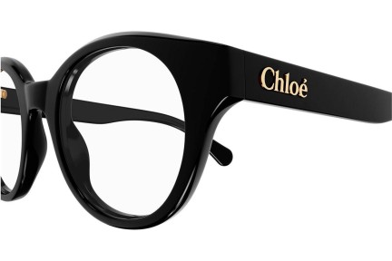 Ochelari Chloe CH0271O 006 Pătrați Negri