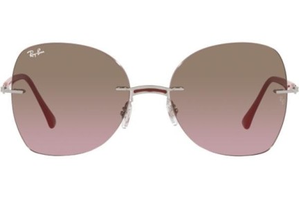 Ochelari de soare Ray-Ban Titanium Collection RB8066 003/14 Pătrați Argintii