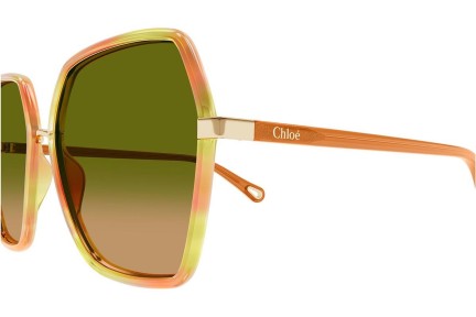 Ochelari de soare Chloe CH0262S 004 Pătrați Portocalii