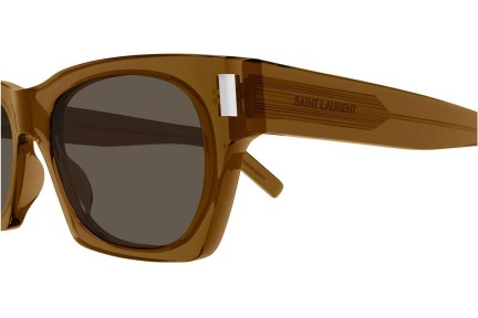 Ochelari de soare Saint Laurent SL402 022 Pătrați Maro