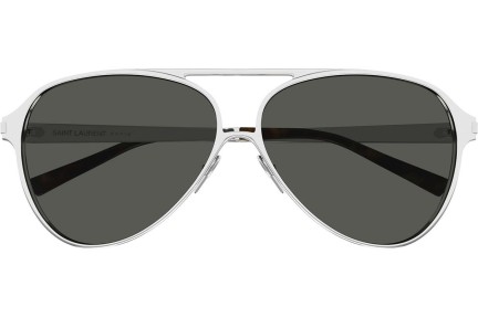 Ochelari de soare Saint Laurent SL734 002 Pilot Argintii