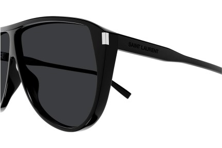 Ochelari de soare Saint Laurent SL731GASPAR 002 Pătrați Negri