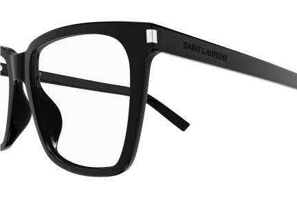 Ochelari Saint Laurent SL717SLIM 001 Pătrați Negri