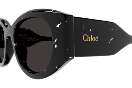 Ochelari de soare Chloe CH0251S 006 Rotunzi Negri