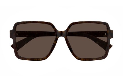 Ochelari de soare Bottega Veneta BV1317SK 002 Pătrați Havana