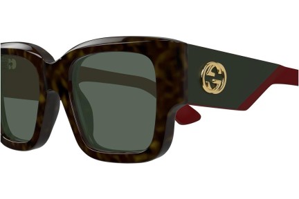 Ochelari de soare Gucci GG1663S 002 Pătrați Havana