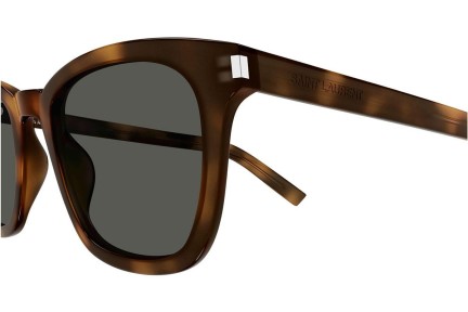 Ochelari de soare Saint Laurent SL716SLIM 003 Pătrați Havana