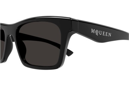 Ochelari de soare Alexander McQueen AM0472S 001 Pătrați Negri