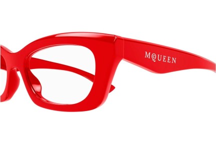 Ochelari Alexander McQueen AM0474O 003 Dreptunghiulari Roșii