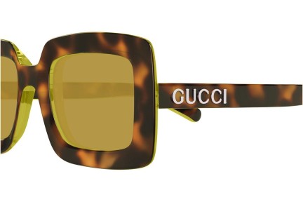 Ochelari de soare Gucci GG1718S 002 Pătrați Havana