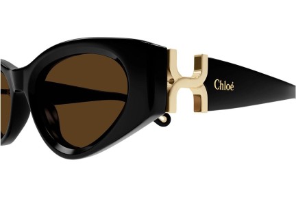 Ochelari de soare Chloe CH0259S 001 Ovali Negri