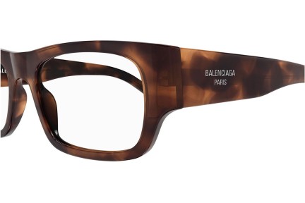 Ochelari Balenciaga BB0370O 002 Dreptunghiulari Havana