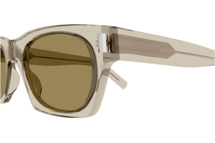 Ochelari de soare Saint Laurent SL402 018 Pătrați Bej