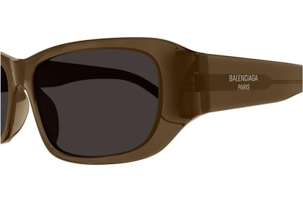 Ochelari de soare Balenciaga BB0365S 004 Pătrați Maro