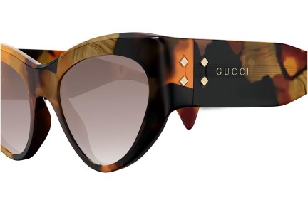 Ochelari de soare Gucci GG1704S 002 Cat Eye Havana