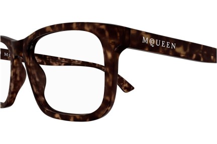 Ochelari Alexander McQueen AM0486O 007 Pătrați Havana