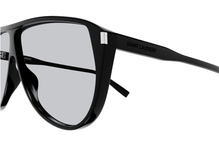 Ochelari de soare Saint Laurent SL731GASPAR 001 Pătrați Negri