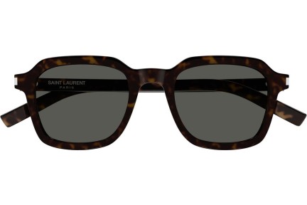 Ochelari de soare Saint Laurent SL715SLIM 002 Pătrați Havana