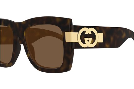 Ochelari de soare Gucci GG1688S 002 Pătrați Havana